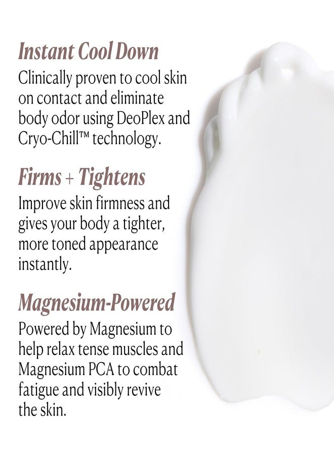 Nakery SkinRecovery Cool + Energize Cooling Body Cream, Magnesium Body Lotion for Hot Flashes, Firming Moisturizer with Menthol and Caffeine, Calming Skincare for Women 50+, Made in USA - Image 4